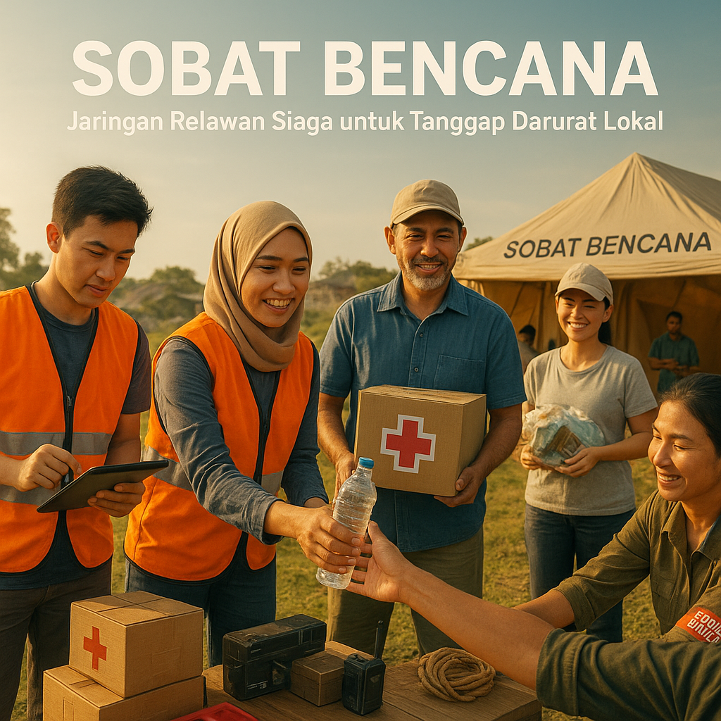 Sobat Bencana: Jaringan Relawan Siaga untuk Tanggap Darurat Lokal