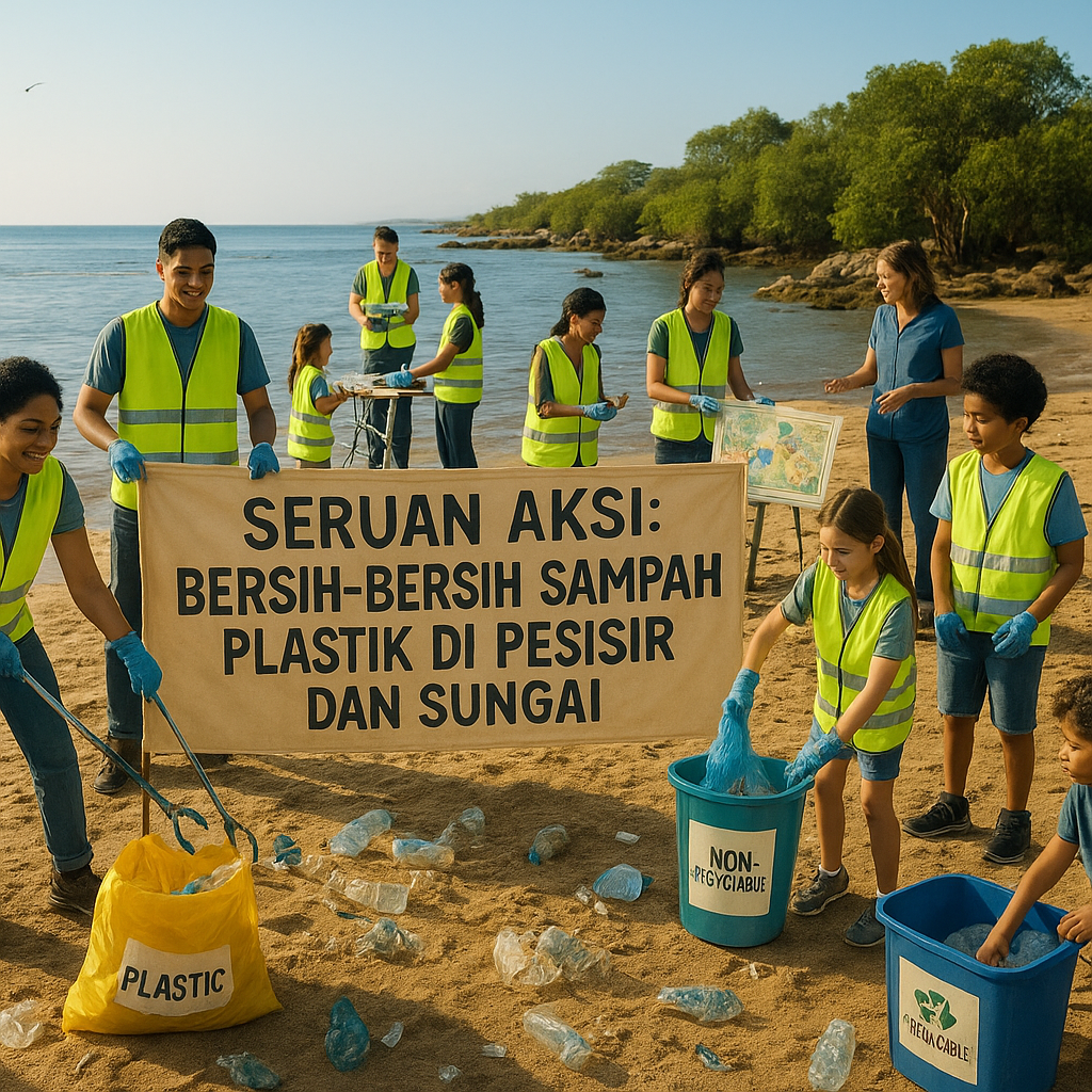 Seruan Aksi: Bersih-bersih Sampah Plastik di Pesisir dan Sungai