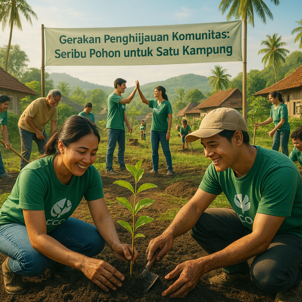 Gerakan Penghijauan Komunitas: Seribu Pohon untuk Satu Kampung