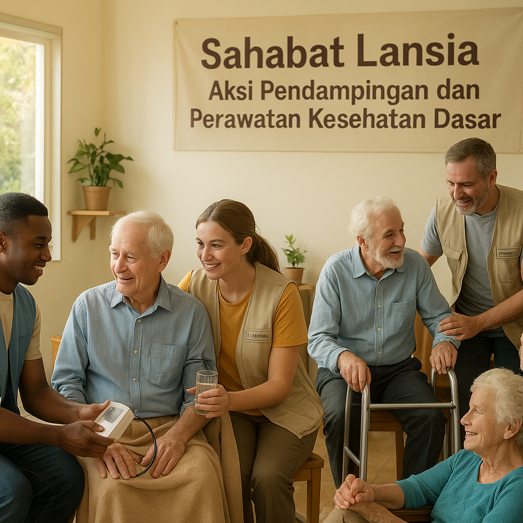Sahabat Lansia: Aksi Pendampingan dan Perawatan Kesehatan Dasar