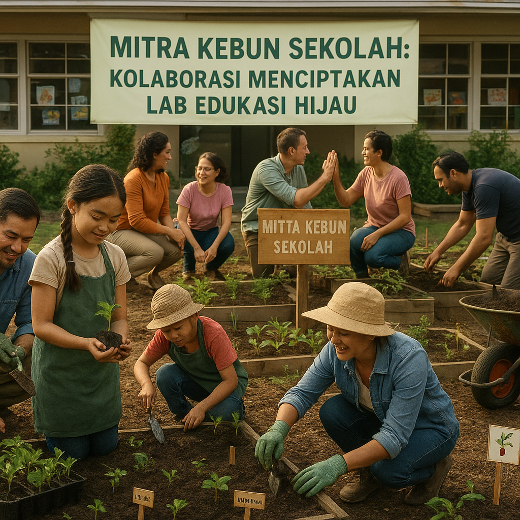 Mitra Kebun Sekolah: Kolaborasi Menciptakan Lab Edukasi Hijau
