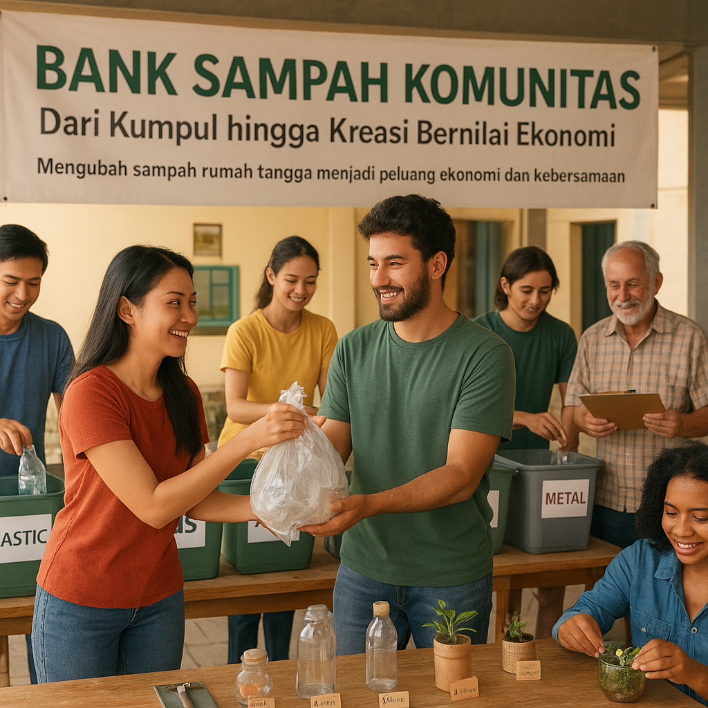 Bank Sampah Komunitas: Dari Kumpul hingga Kreasi Bernilai Ekonomi