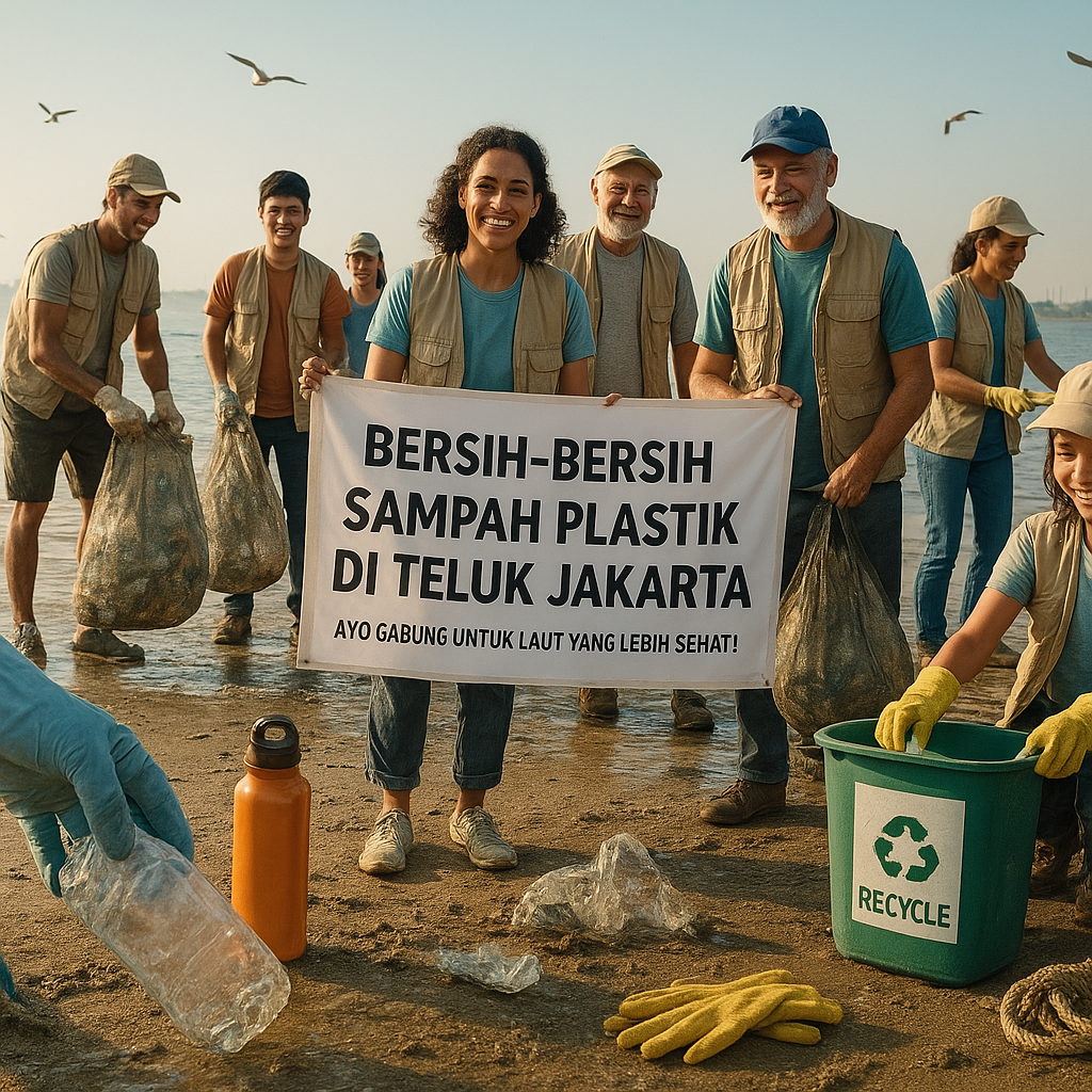 Bersih-bersih Sampah Plastik di Teluk Jakarta: Ayo Gabung untuk Laut yang Lebih Sehat!