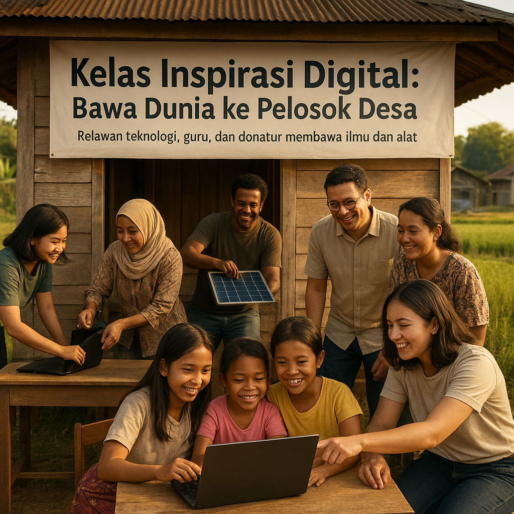Kelas Inspirasi Digital: Bawa Dunia ke Pelosok Desa Melalui Relawan Teknologi