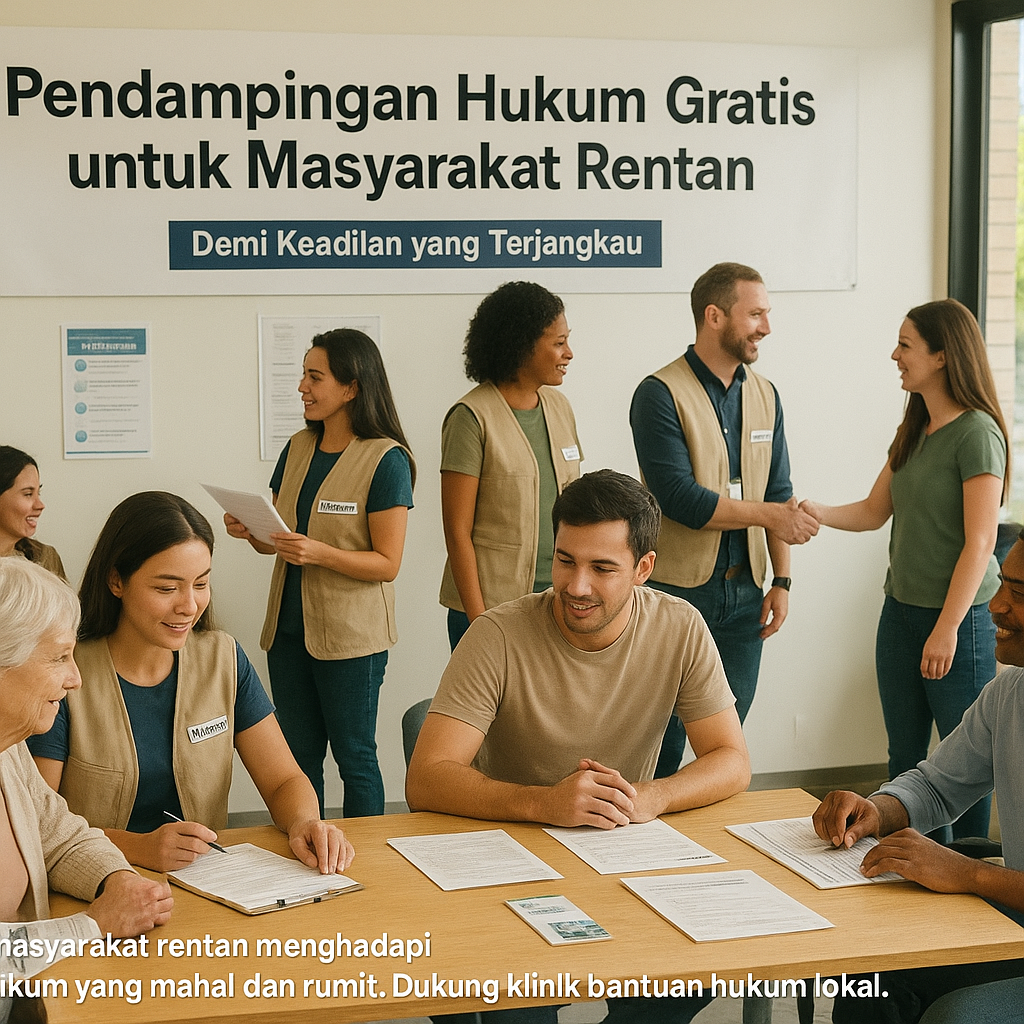 Pendampingan Hukum Gratis untuk Masyarakat Rentan: Demi Keadilan yang Terjangkau