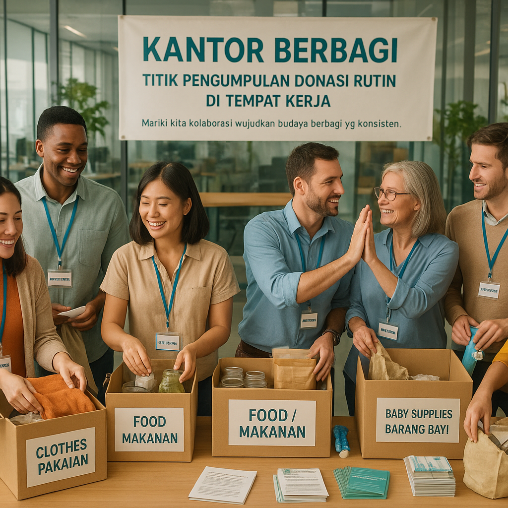 Kantor Berbagi: Titik Pengumpulan Donasi Rutin di Tempat Kerja