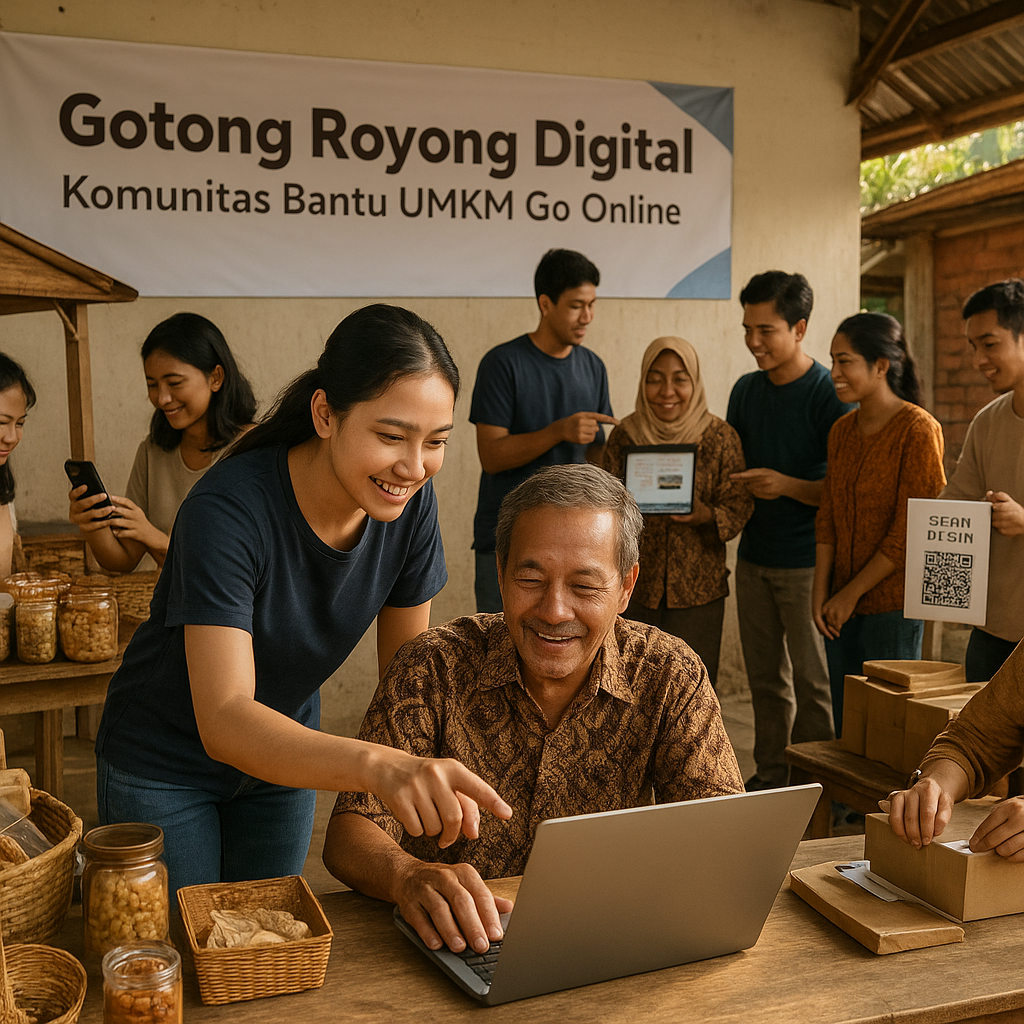 Gotong Royong Digital: Komunitas Bantu UMKM Go Online