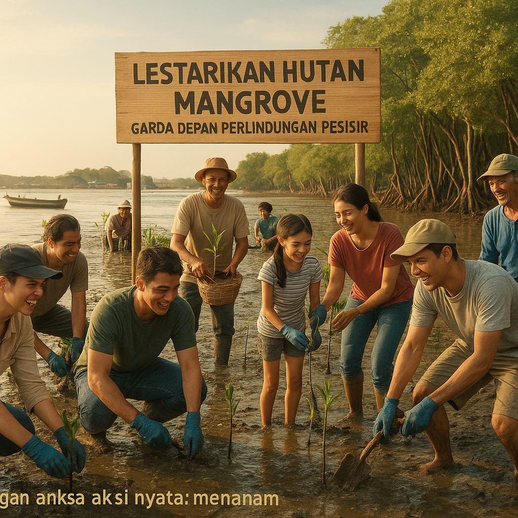 Lestarikan Hutan Mangrove, Garda Depan Perlindungan Pesisir