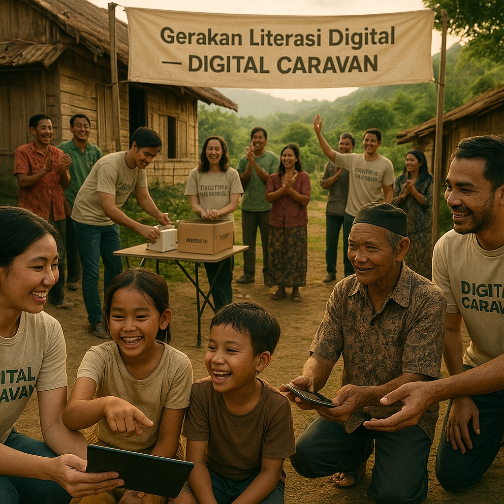 Gerakan Literasi Digital: Menjembatani Gap Teknologi di Desa Terpencil
