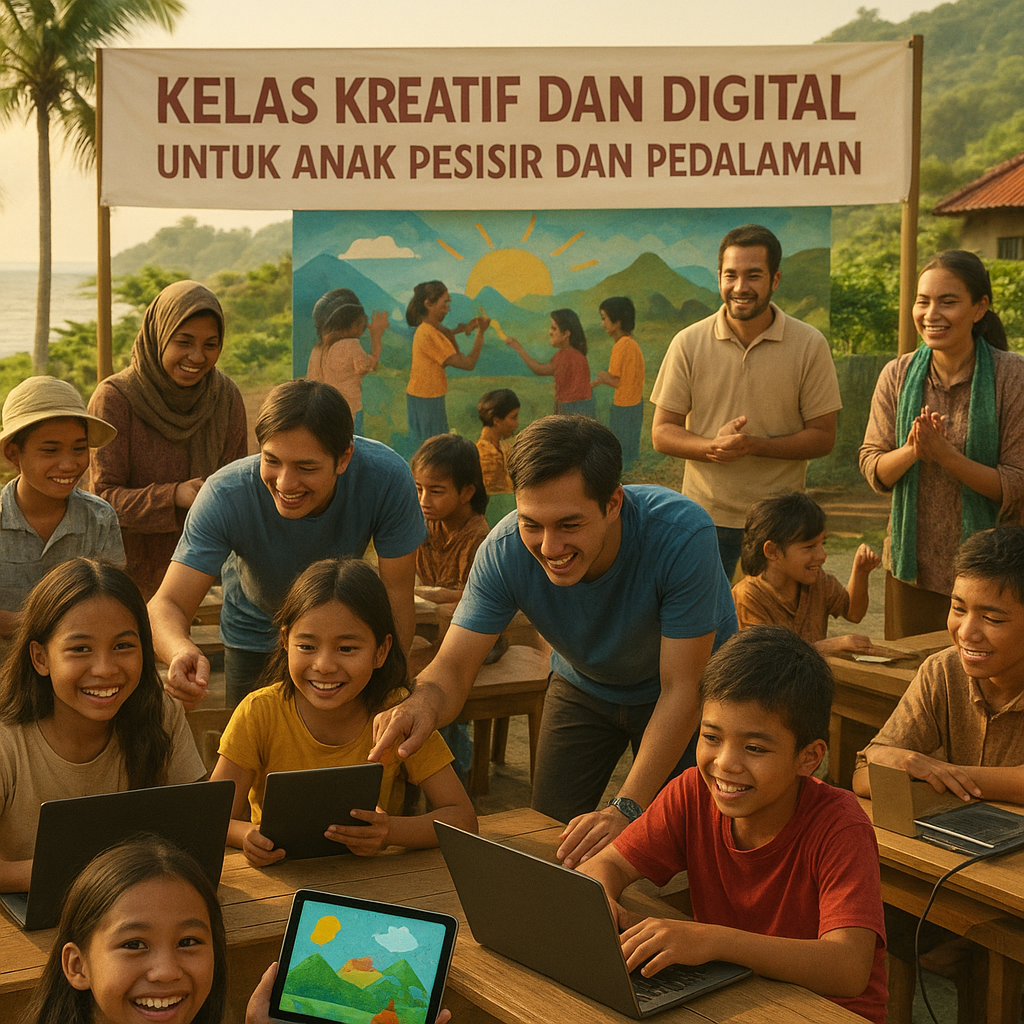 Kelas Kreatif dan Digital untuk Anak Pesisir dan Pedalaman