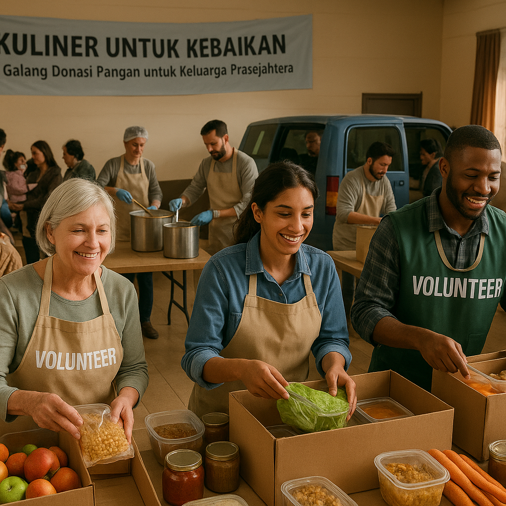Kuliner untuk Kebaikan: Galang Donasi Pangan untuk Keluarga Prasejahtera