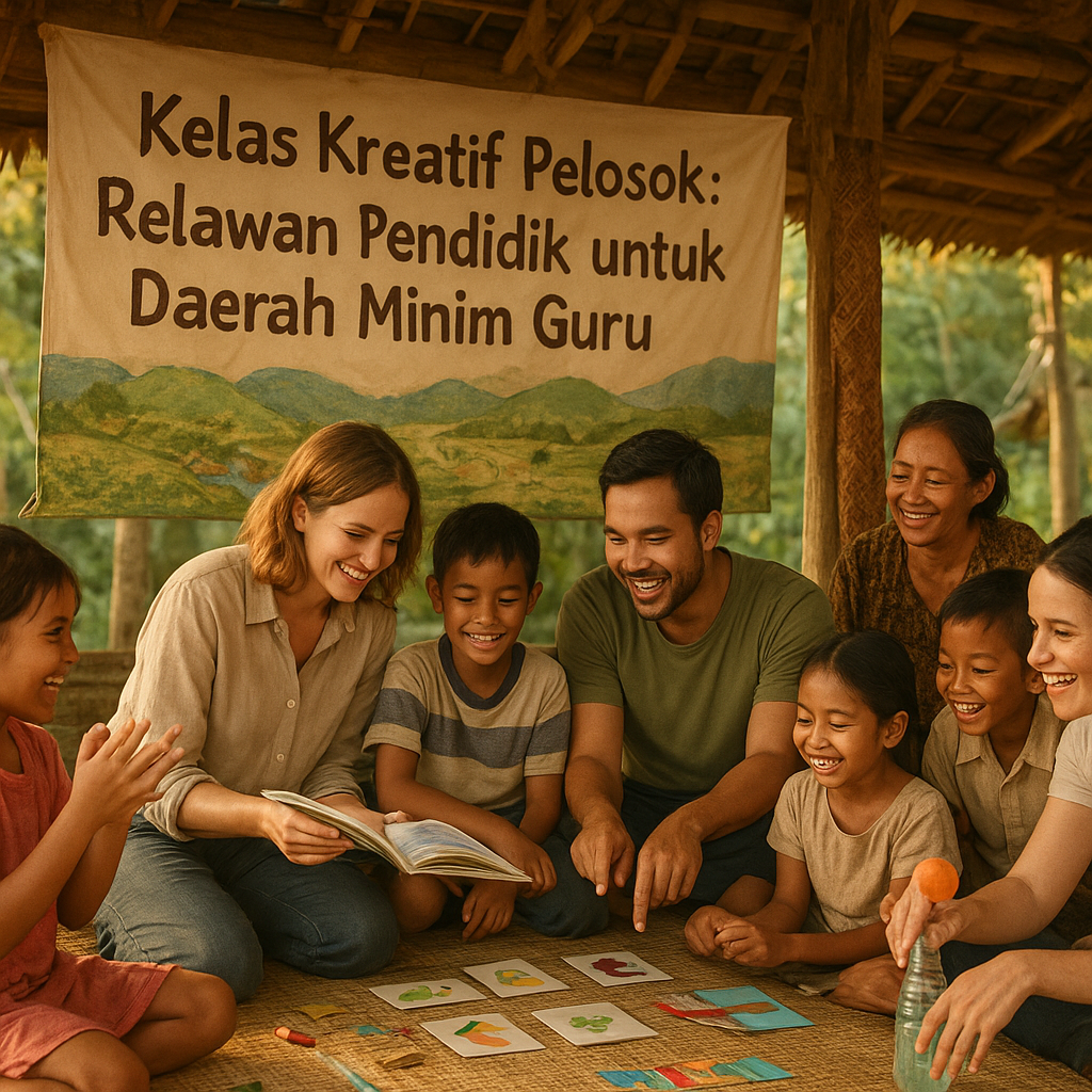 Kelas Kreatif Pelosok: Relawan Pendidik untuk Daerah Minim Guru