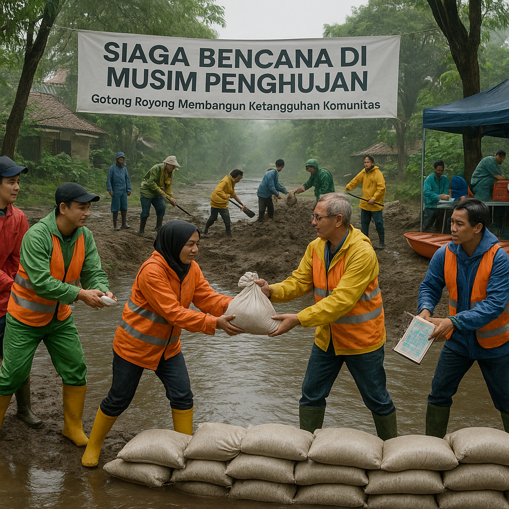 Siaga Bencana di Musim Penghujan: Gotong Royong Membangun Ketangguhan Komunitas