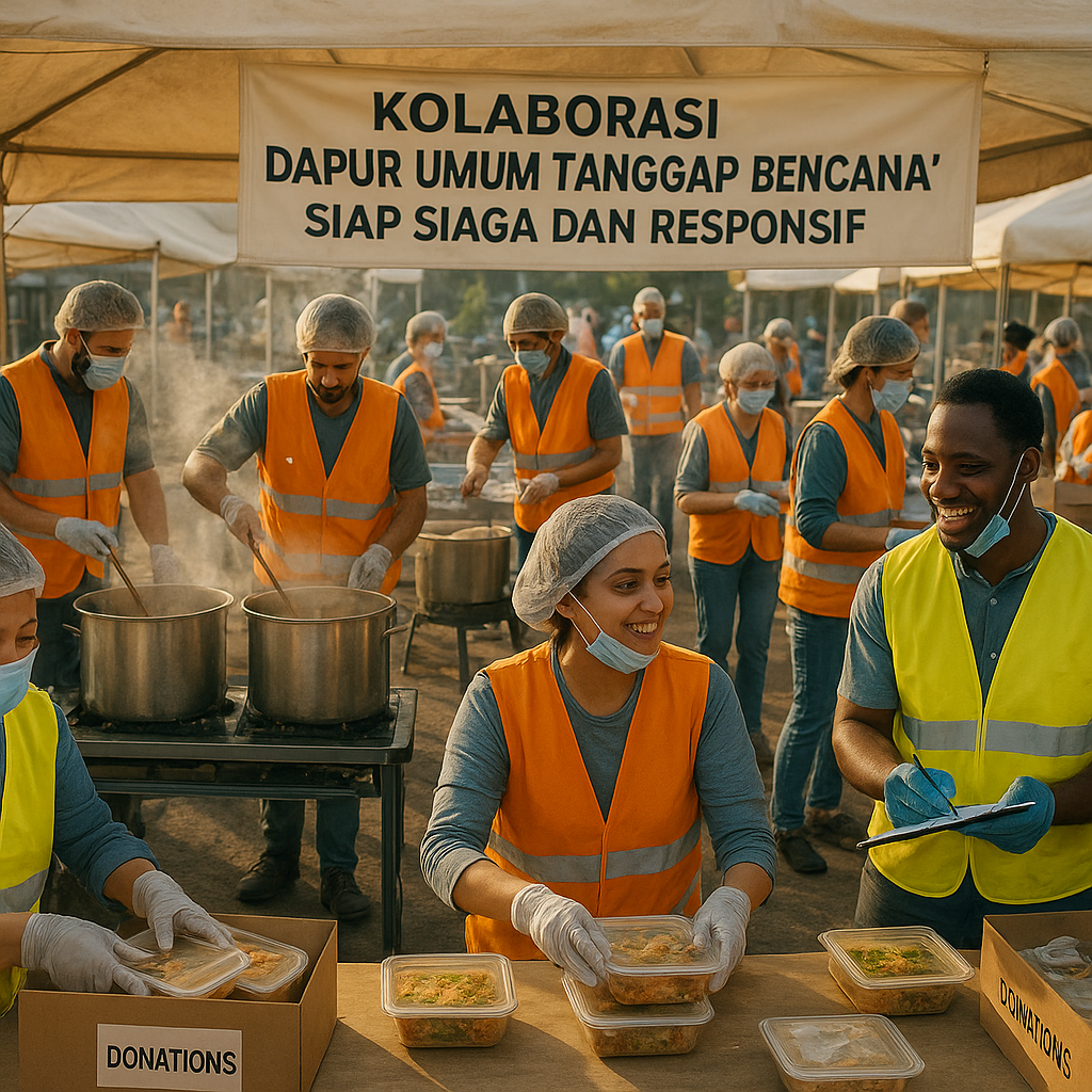 Kolaborasi 'Dapur Umum Tanggap Bencana': Siap Siaga dan Responsif
