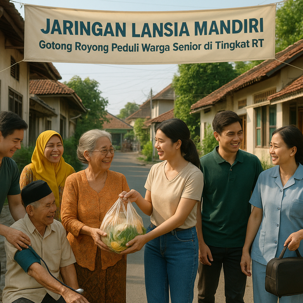 'Jaringan Lansia Mandiri': Gotong Royong Peduli Warga Senior di Tingkat RT