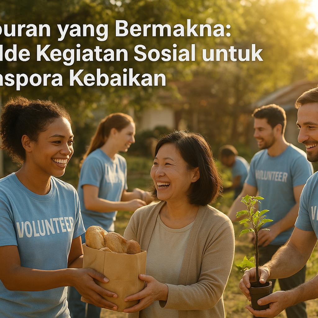 Liburan yang Bermakna: 10 Ide Kegiatan Sosial untuk Diaspora Kebaikan