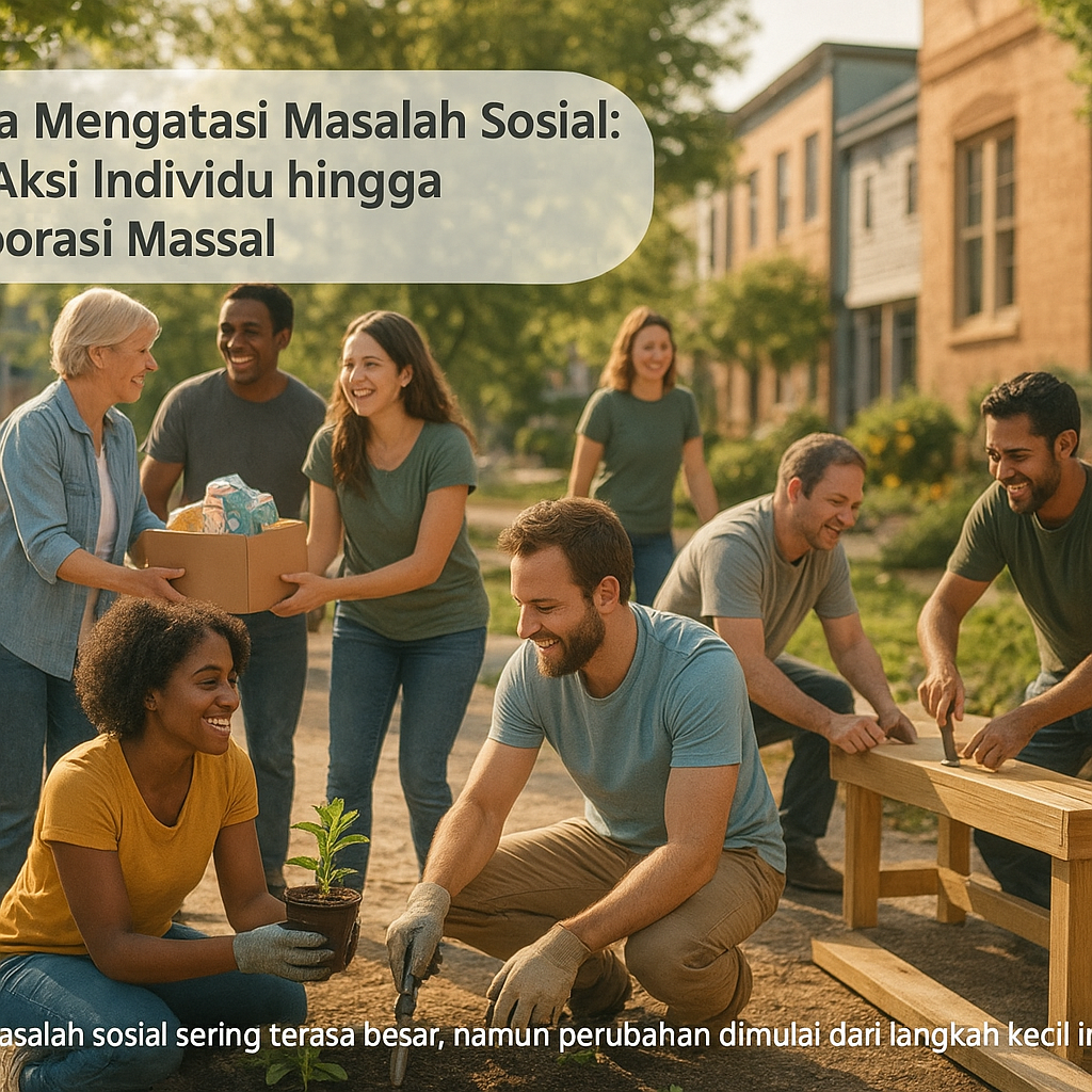 4 Cara Mengatasi Masalah Sosial: Dari Aksi Individu hingga Kolaborasi Massal