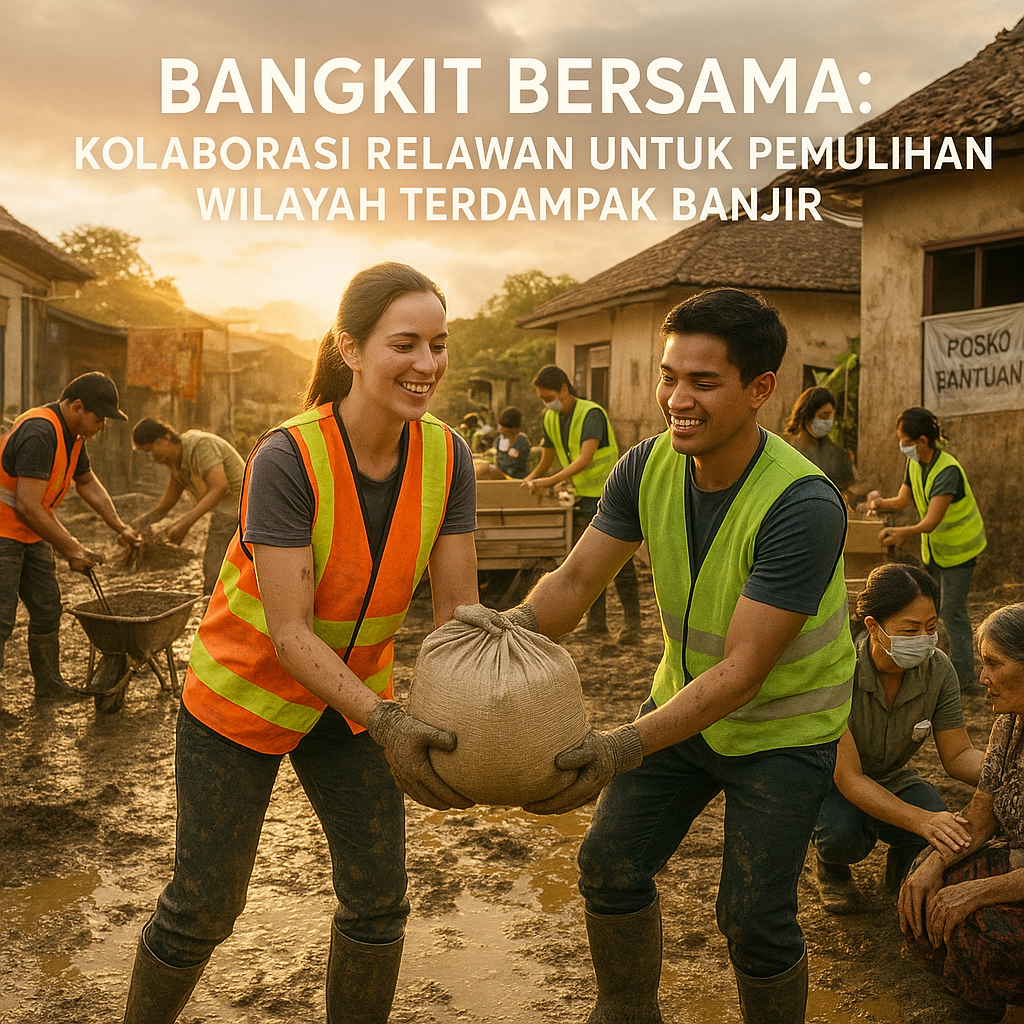 Bangkit Bersama: Kolaborasi Relawan untuk Pemulihan Wilayah Terdampak Banjir