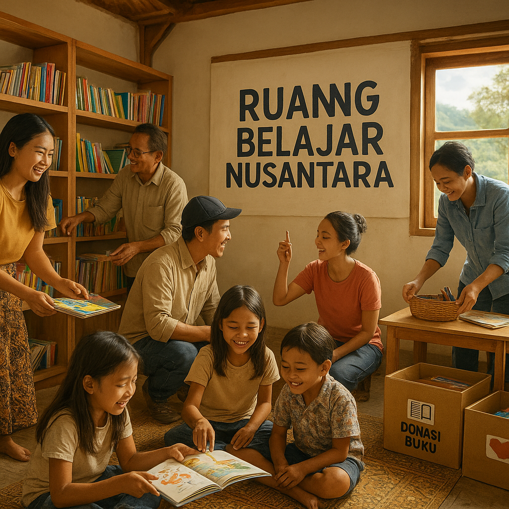 Ruang Belajar Nusantara: Inisiatif Membangun Perpustakaan Mini di Daerah 3T