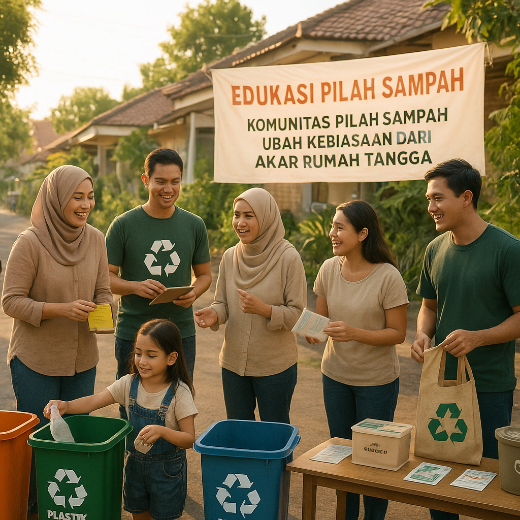 Edukasi Tanpa Henti: Komunitas Pilah Sampah Ubah Kebiasaan dari Akar Rumah Tangga