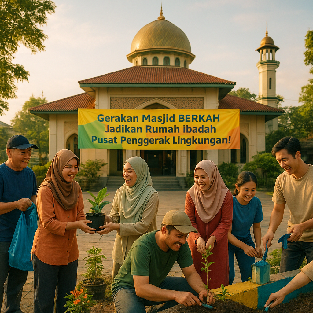 Gerakan Masjid BERKAH: Jadikan Rumah Ibadah Pusat Penggerak Lingkungan!