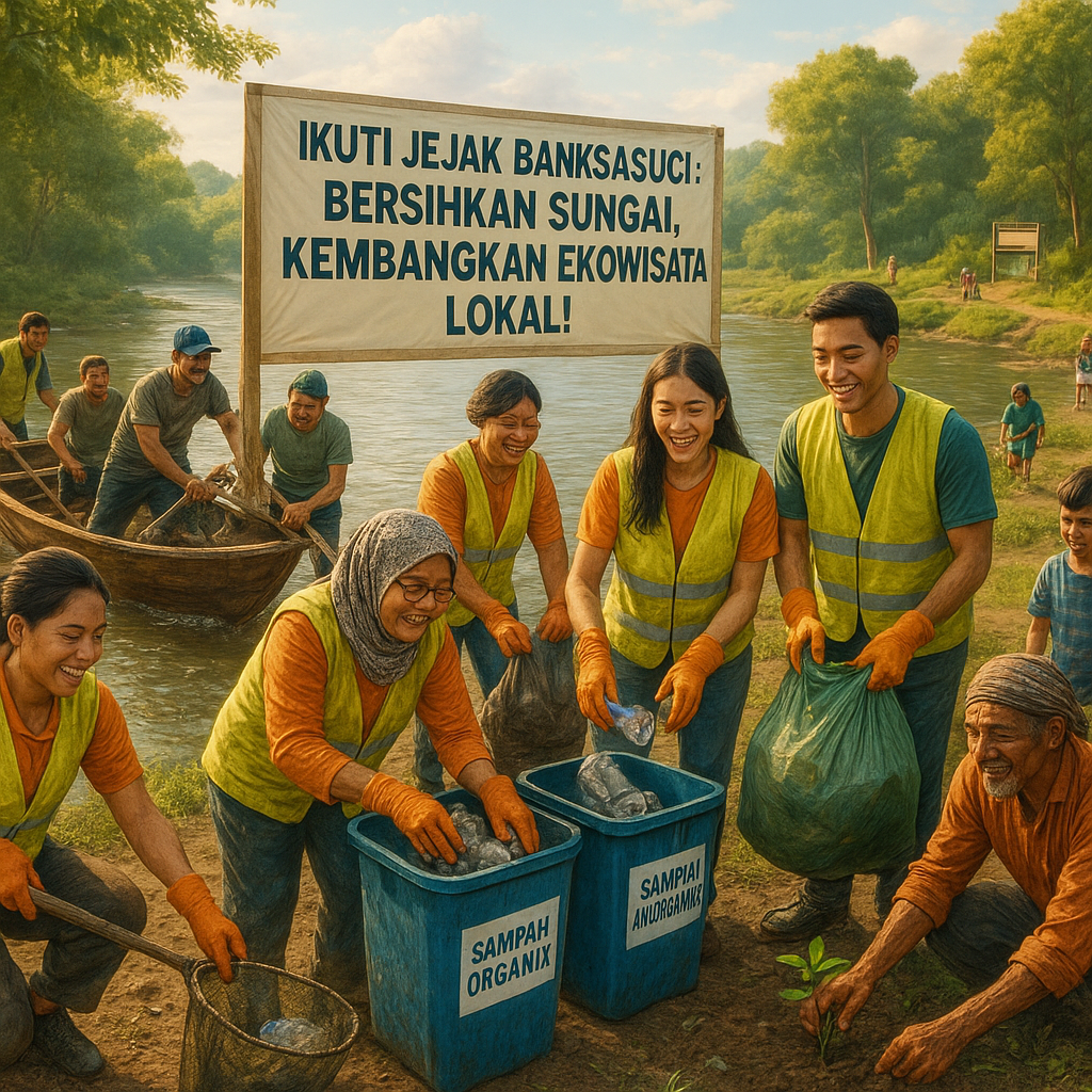 Ikuti Jejak Banksasuci: Bersihkan Sungai, Kembangkan Ekowisata Lokal!