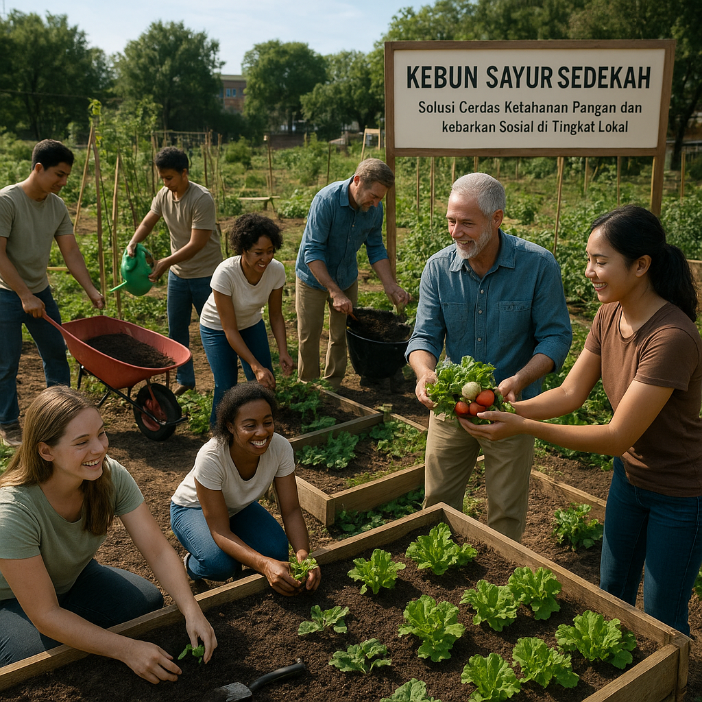 Kebun Sayur Sedekah: Solusi Cerdas Ketahanan Pangan dan Kebaikan Sosial di Tingkat Lokal