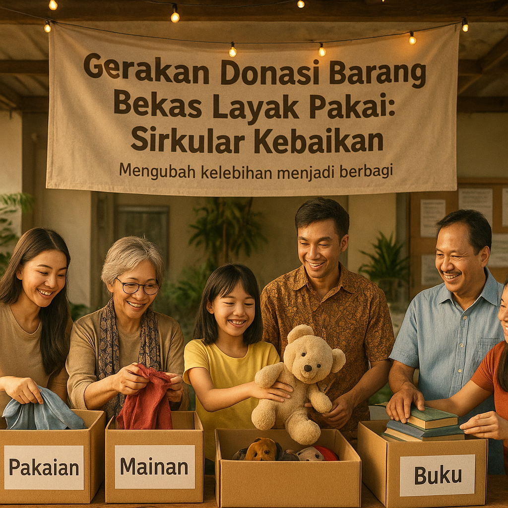 Gerakan Donasi Barang Bekas Layak Pakai: Sirkular Kebaikan