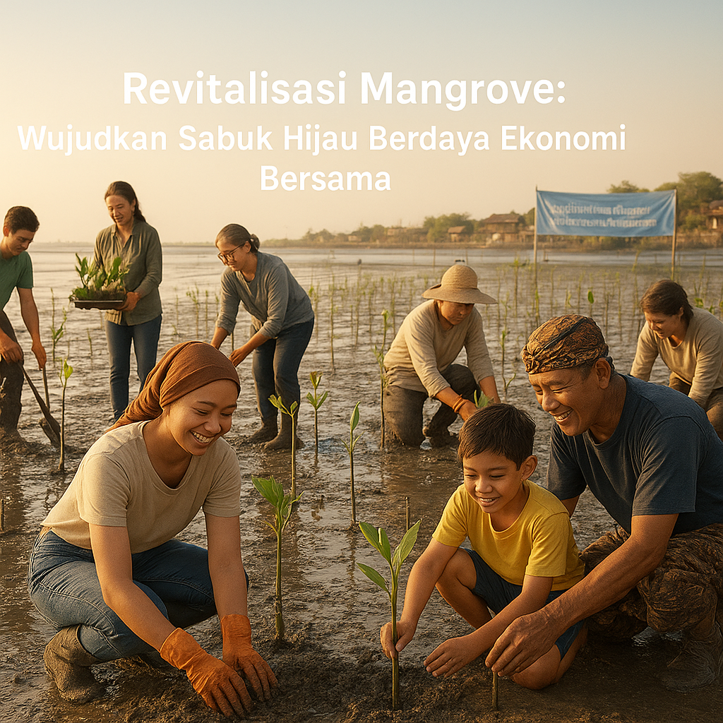 Revitalisasi Mangrove: Wujudkan Sabuk Hijau Berdaya Ekonomi Bersama