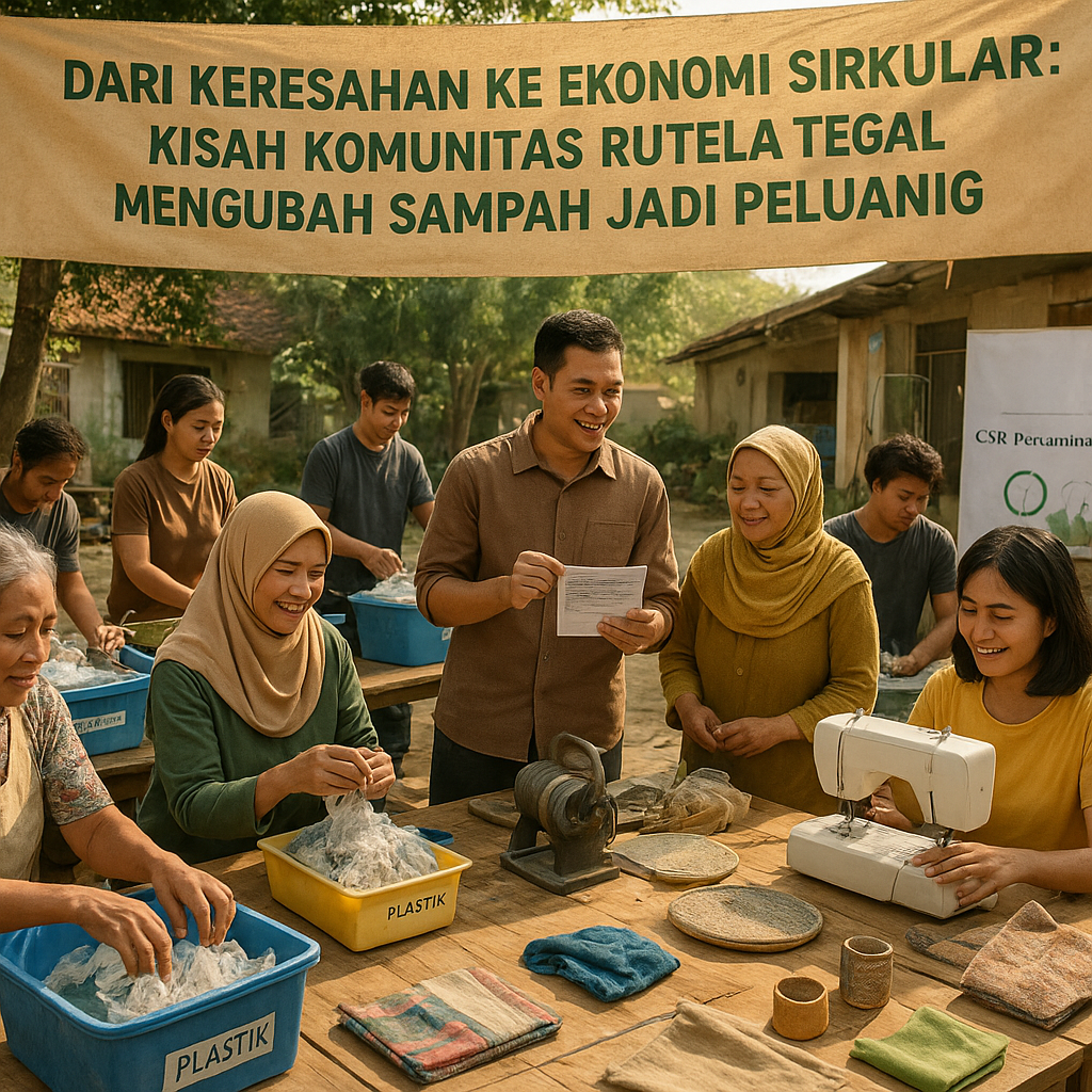 Dari Keresahan ke Ekonomi Sirkular: Kisah Komunitas Rutela Tegal Mengubah Sampah Jadi Peluang