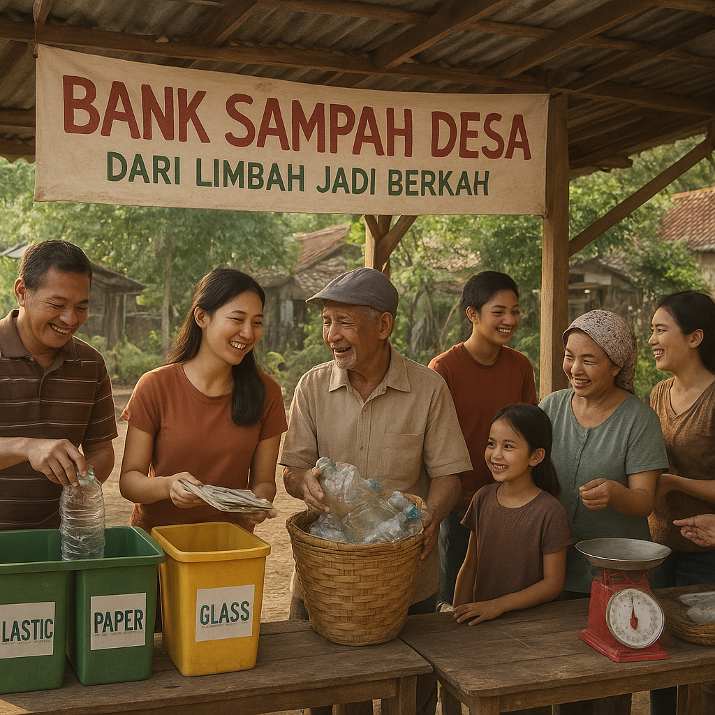 Bank Sampah Desa Mendorong Kemandirian Ekonomi: Dari Limbah Jadi Berkah