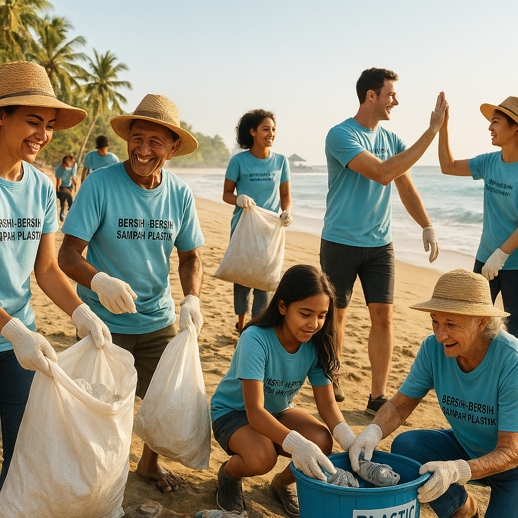 Bersih-Bersih Sampah Plastik di Pantai Bali: Aksi Nyata Selamatkan Ekosistem Laut