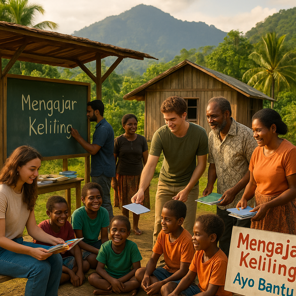 Kekurangan Guru di Sekolah Pedalaman Papua, Ayo Bantu dengan 'Mengajar Keliling'!