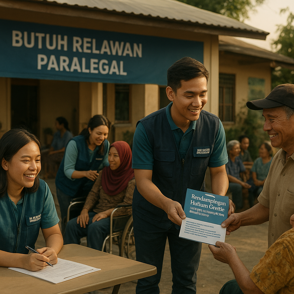 Pendampingan Hukum Gratis untuk Masyarakat Rentan di Medan Butuh Relawan Paralegal