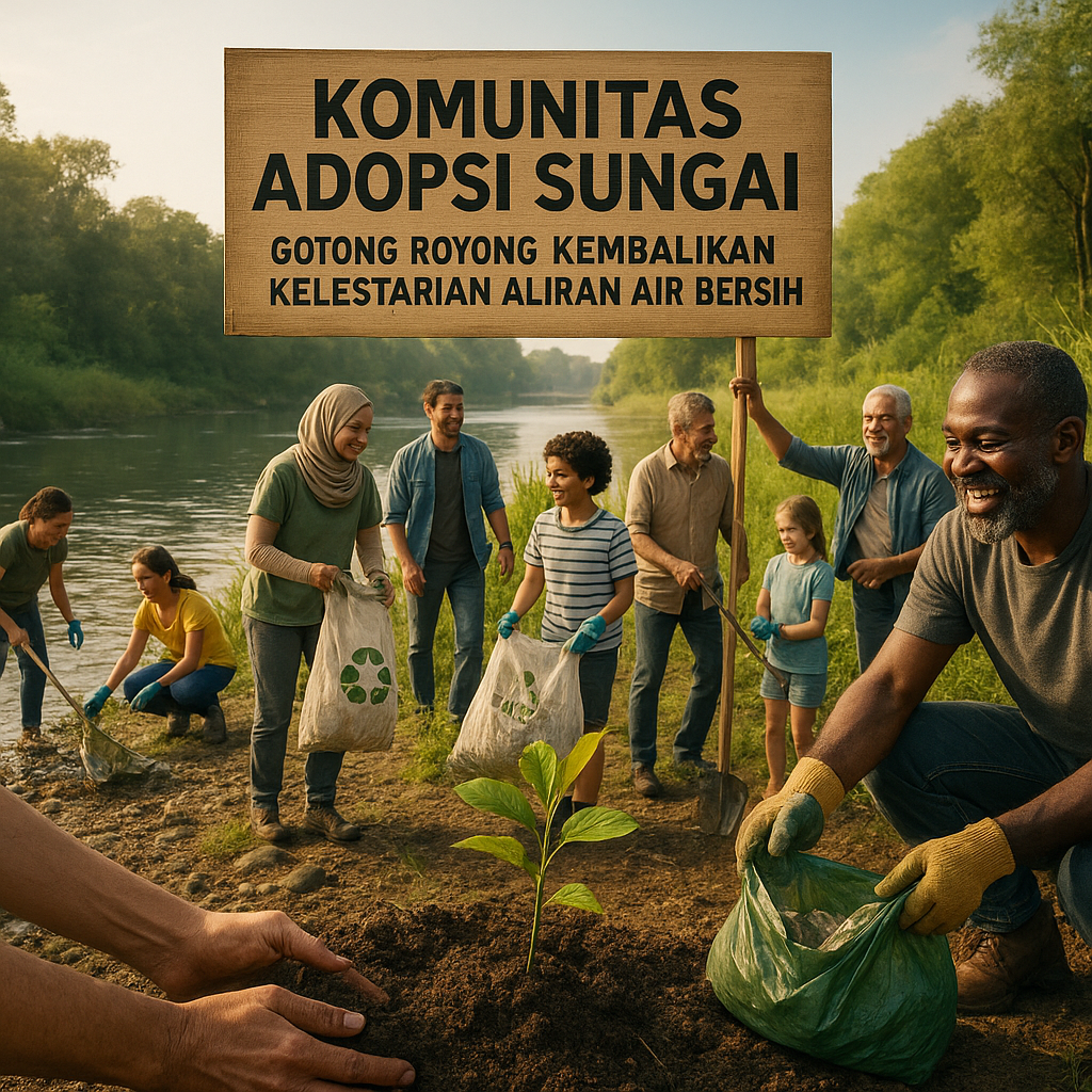 Komunitas Adopsi Sungai: Gotong Royong Kembalikan Kelestarian Aliran Air Bersih