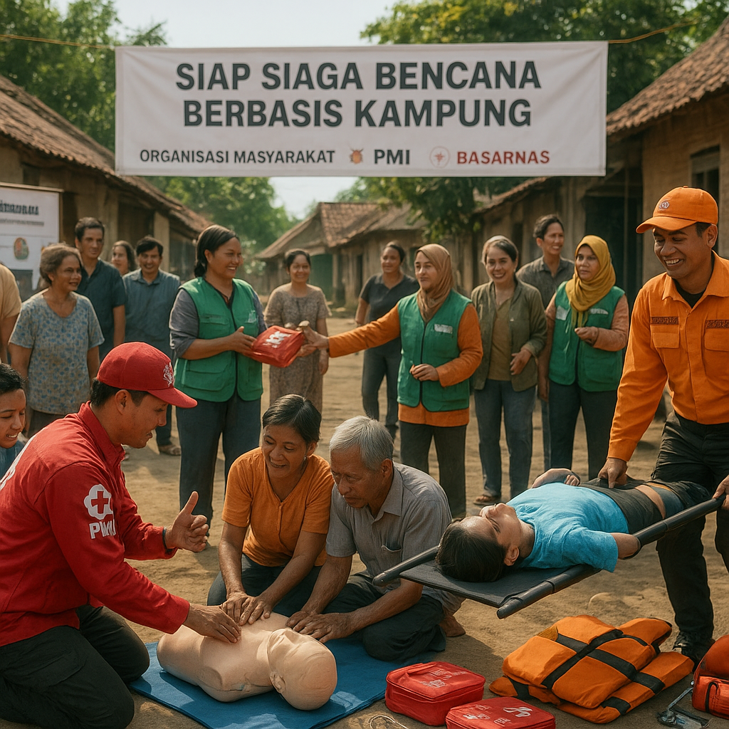 Siap Siaga Bencana Berbasis Kampung: Latih Warga Jadi Garda Terdepan Penanganan Darurat