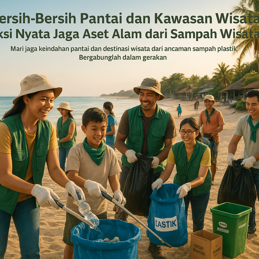 Bersih-Bersih Pantai dan Kawasan Wisata: Aksi Nyata Jaga Aset Alam dari Sampah Wisatawan