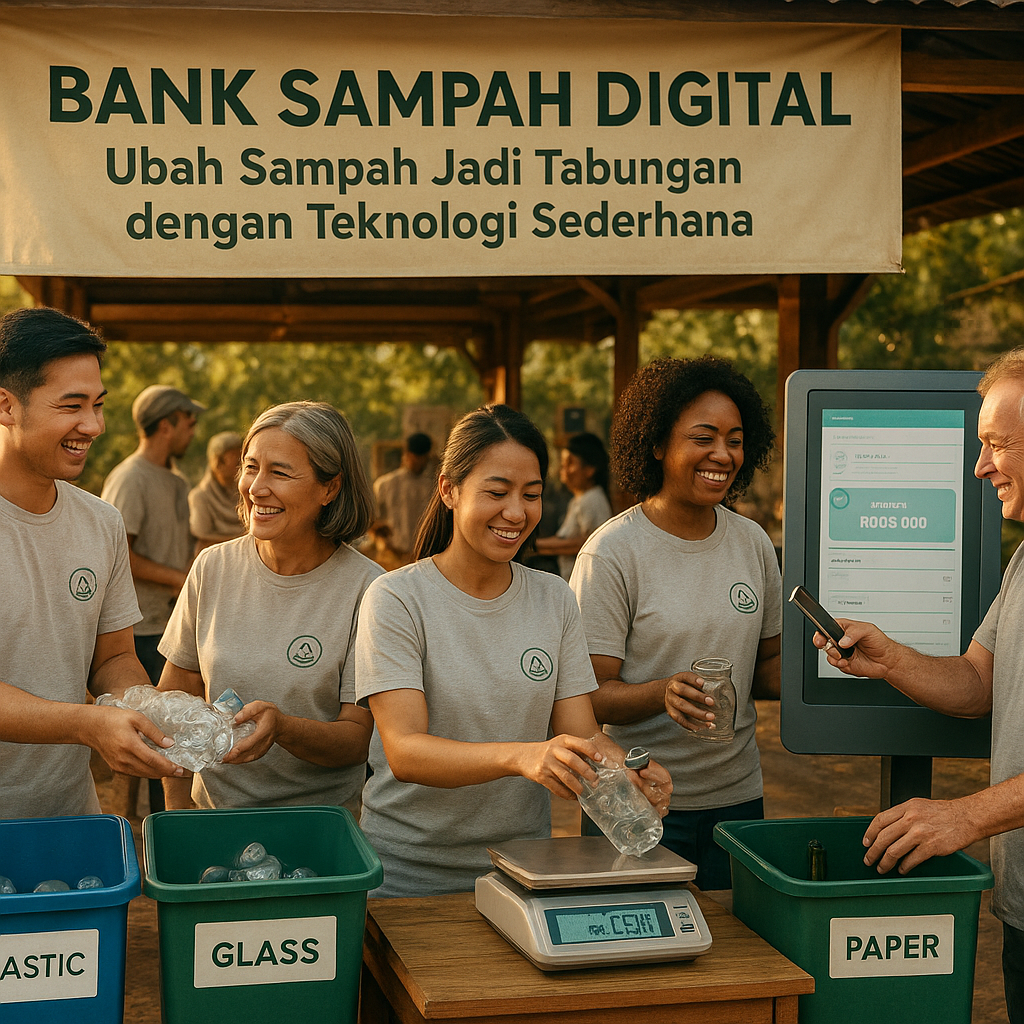 Bank Sampah Digital: Ubah Sampah Jadi Tabungan dengan Teknologi Sederhana
