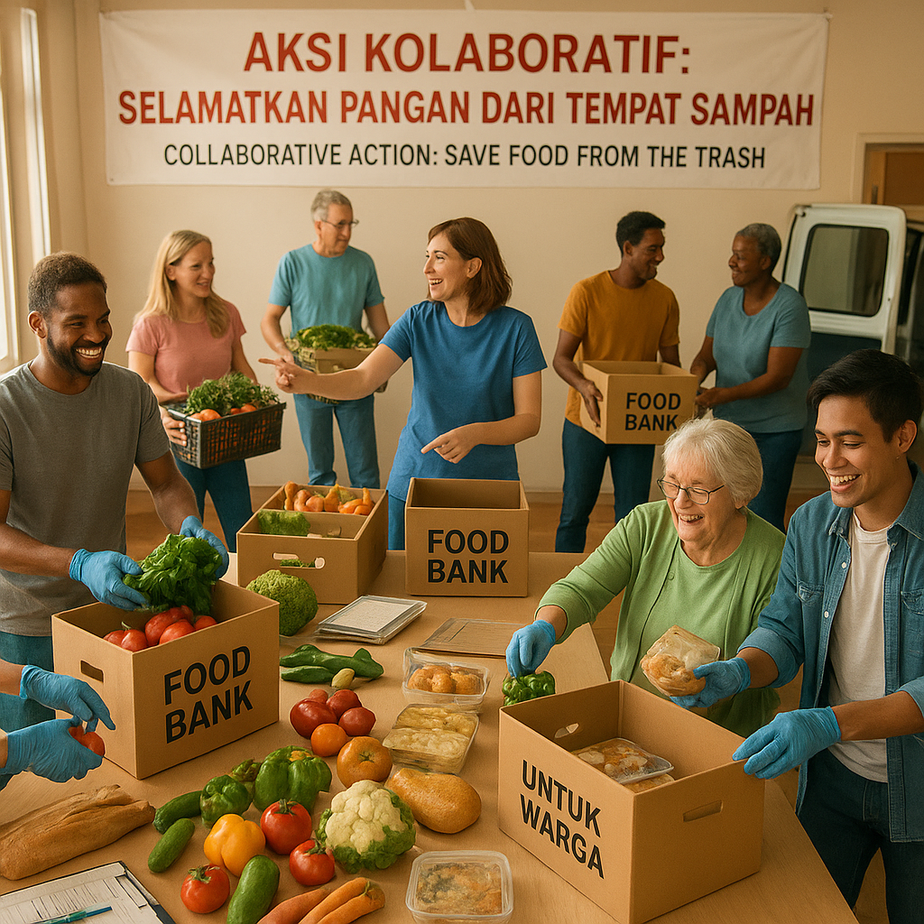 Aksi Kolaboratif: Selamatkan Pangan dari Tempat Sampah dengan Bank Makanan Lokal