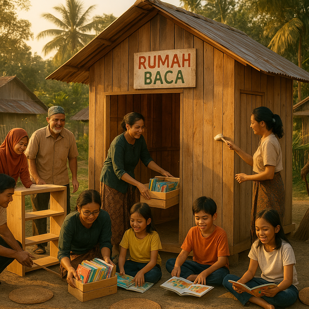 Membangun Rumah Baca di Pelosok Desa: Akses Literasi untuk Anak-Anak Desa