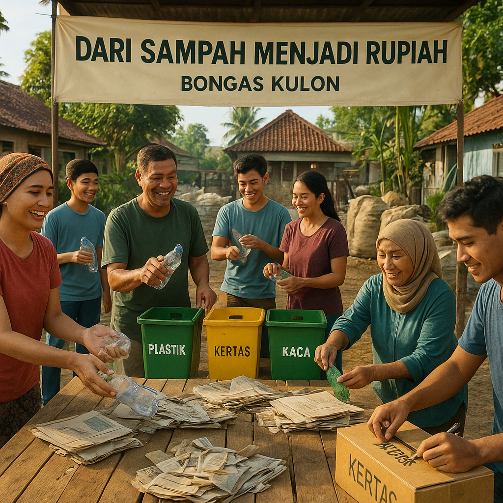 Dari Sampah Menjadi Rupiah: Kisah Inspiratif Bank Sampah Bongas Kulon