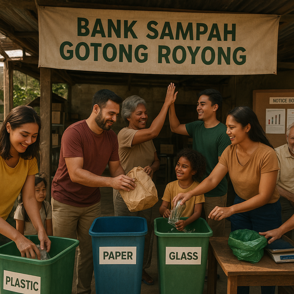 Bank Sampah Gotong Royong: Ubah Sampah Rumah Tangga Jadi Penghasilan Komunal