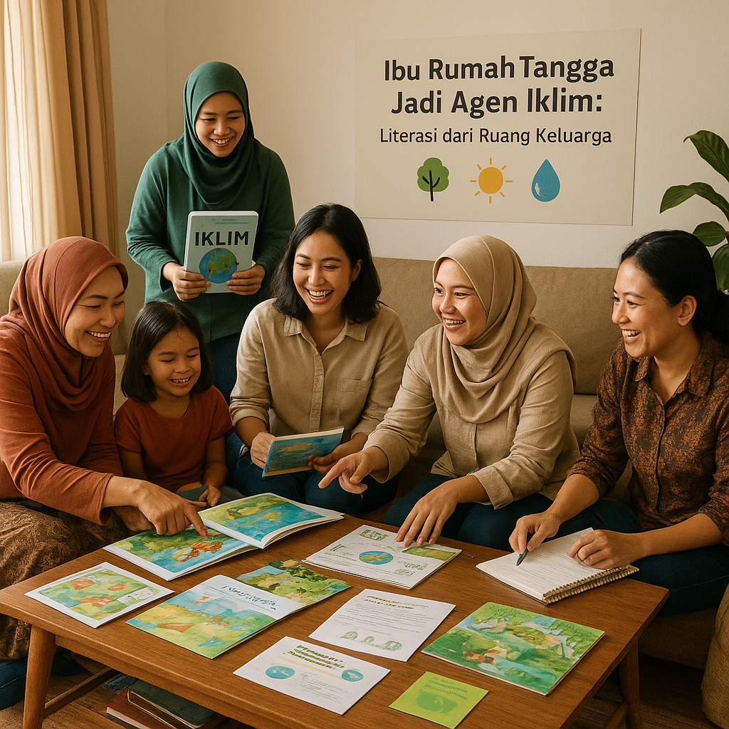 Ibu Rumah Tangga Jadi Agen Iklim: Literasi dari Ruang Keluarga