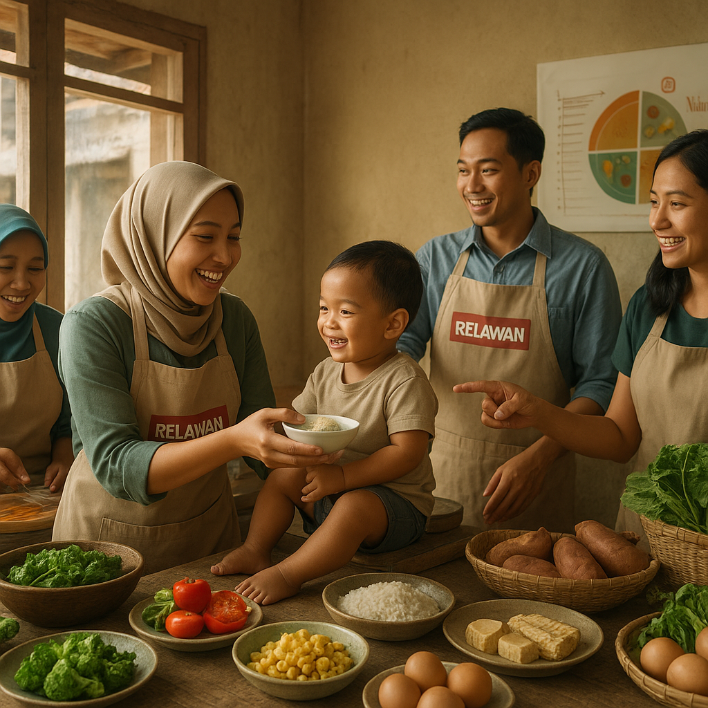 Dapur Sehat Atasi Stunting: Relawan Dukung Edukasi Gizi Ibu dan Balita