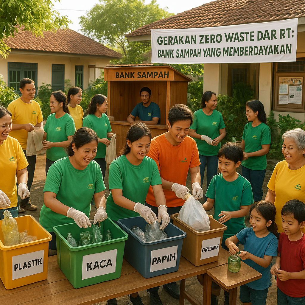 Gerakan Zero Waste dari RT: Bank Sampah yang Memberdayakan