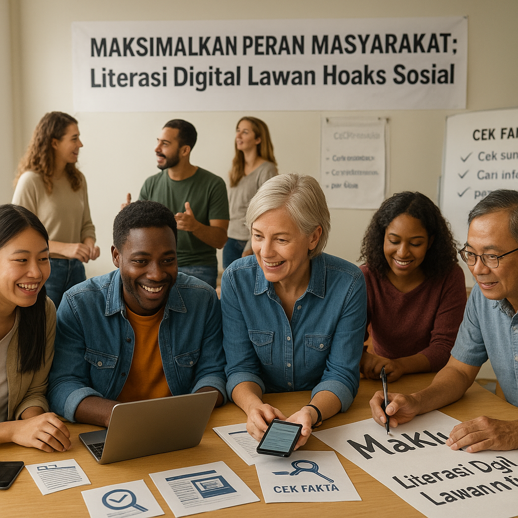 Maksimalkan Peran Masyarakat: Literasi Digital Lawan Hoaks Sosial