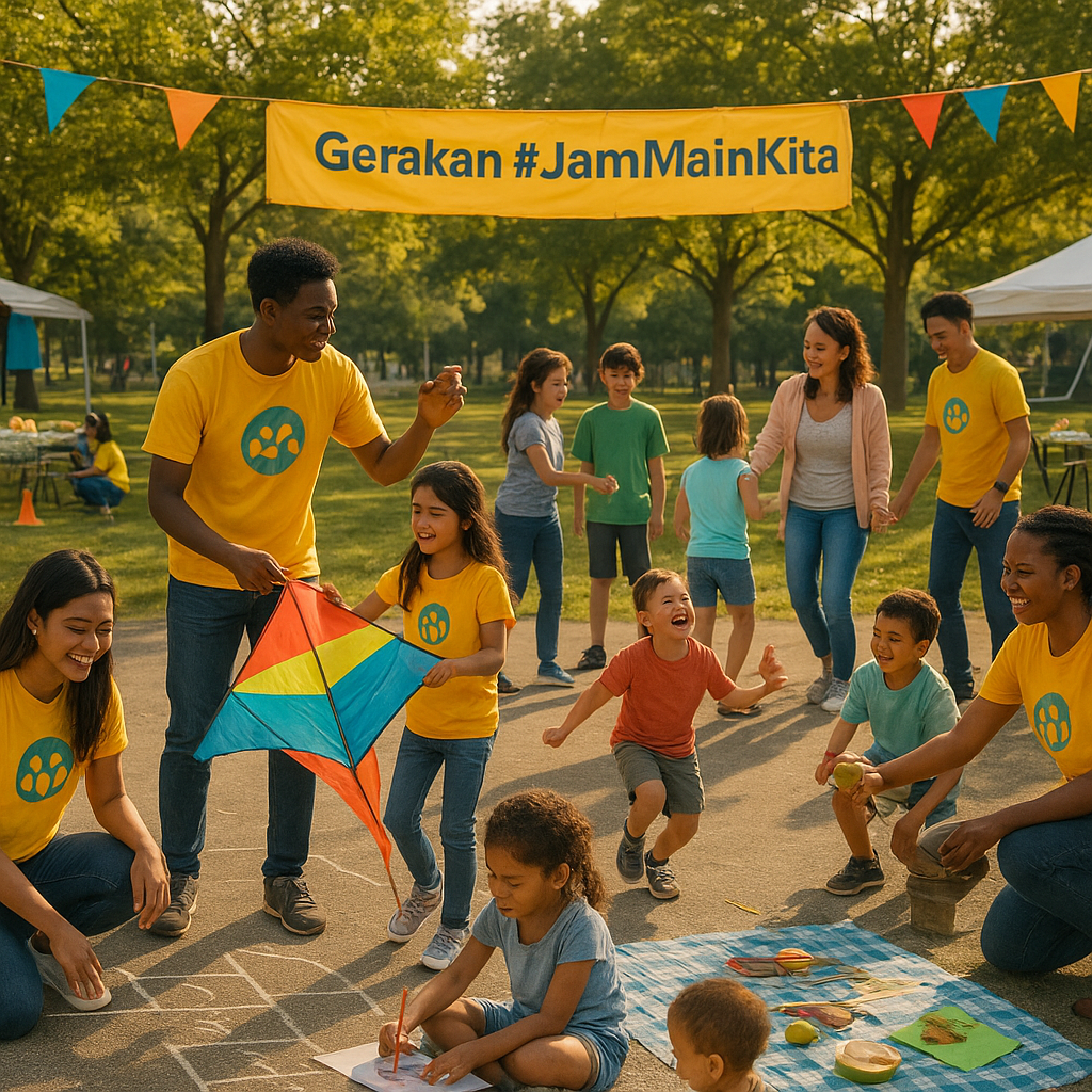 Gerakan #JamMainKita: Kembalikan Waktu Bermain Outdoor untuk Anak-Anak