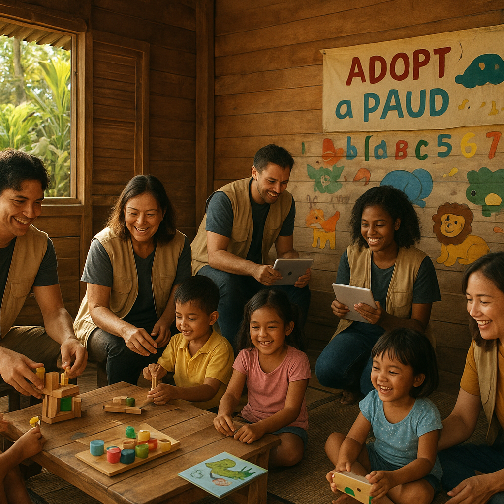 Gerakan 'Adopsi Satu PAUD': Dukung Pendidikan Anak Usia Dini di Daerah 3T