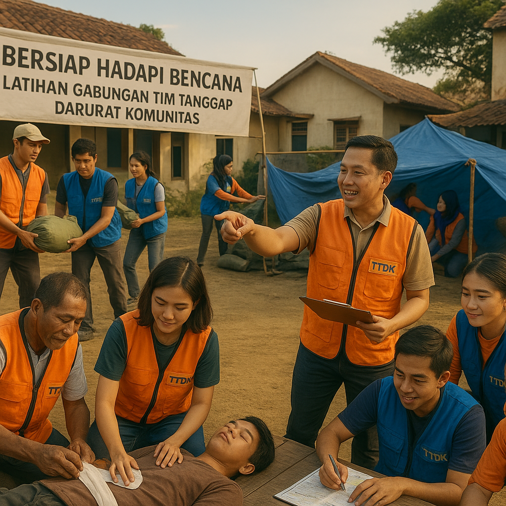Bersiap Hadapi Bencana: Latihan Gabungan Tim Tanggap Darurat Komunitas