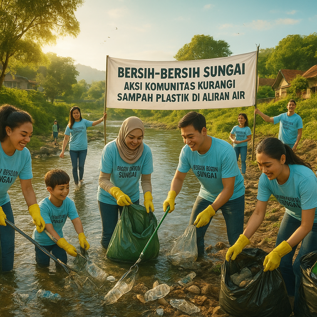 Bersih-Bersih Sungai: Aksi Komunitas Kurangi Sampah Plastik di Aliran Air